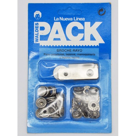 Juego de Troquel y Broches Rayo 14mm